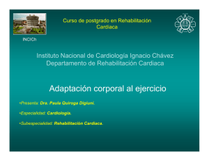 Diapositiva 1 - Rehabilitación Cardiaca en México