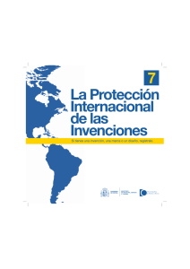 Protección Internacional de las Invenciones