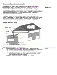 Sistema para Captar Lluvia a Nivel Familiar Descripción: Un