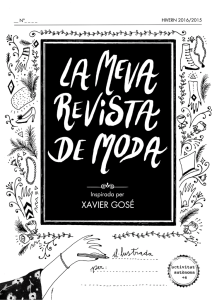 La meva revista de moda - Museu Nacional d`Art de Catalunya