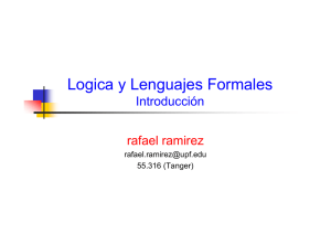 Logica y Lenguajes Formales