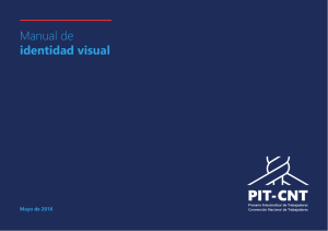 Manual de identidad visual - PIT-CNT