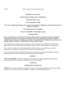Decreto Núm. 317-Leg. de 12 de diciembre de 2006