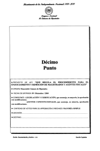 proyecto de ley: “que regula el procedimiento para el enjuiciamiento