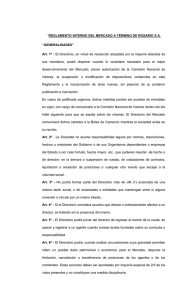 &ldquo;REGLAMENTO INTERNO DEL MERCADO A T&Eacute;RMINO DE