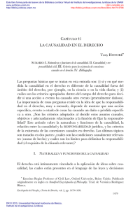 la causalidad en el derecho - Biblioteca Jur&iacute;dica Virtual