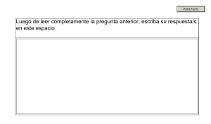 Luego de leer completamente la pregunta anterior, escriba su