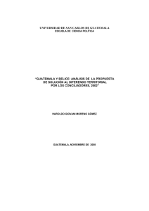 universidad de san carlos de guatemala “guatemala y belice