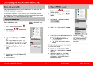 Guía rápida para TRACK-Leader - sin ISO-XML