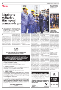 Macri se ve obligado a fijar tope al aumento de gas