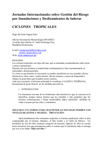 Ciclone tropicales