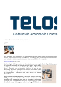 Las Tecnologías de la Información y las Comunicaciones