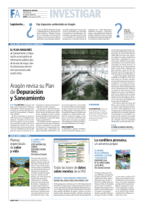Información Pública: Plan de Saneamiento y Depuración de Aragón