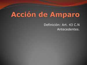 Acción de Amparo - UnTER | Seccional Roca