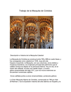 Trabajo de la Mezquita de Córdoba