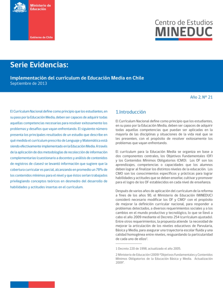 Implementaci n Del Curr culum De Educaci n