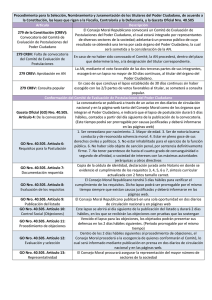 Procedimiento a seguir para la Selección, Nombramiento y