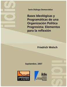 Bases ideológicas y programáticas de una organización política