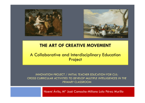 THE ART OF CREATIVE MOVEMENT A Collaborative and