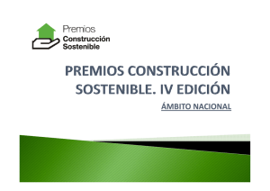 ámbito nacional - Premios Construcción Sostenible de Castilla y León