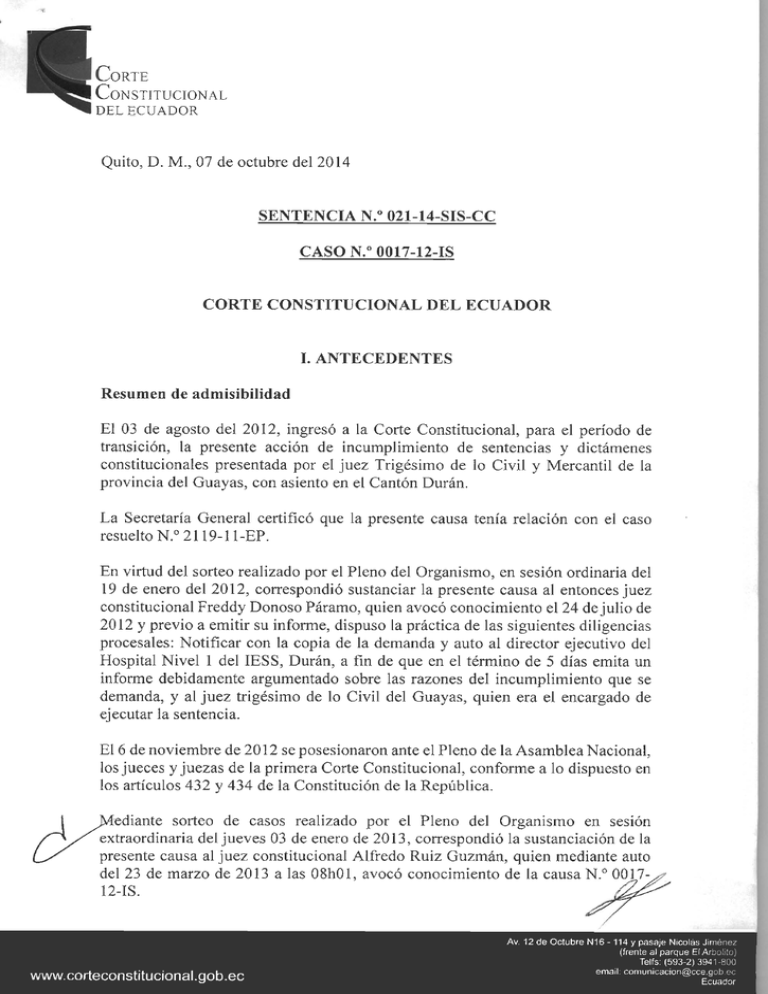 Descargar Sentencia - Corte Constitucional Del Ecuador