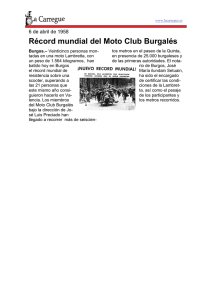 1958.- Récord mundial del Moto Club Burgalés