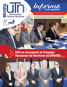 UTN se incorporó al Consejo Nacional de Rectores (CONARE) Pág