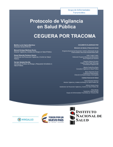 Protocolo de Vigilancia en Salud Pública CEGUERA POR TRACOMA