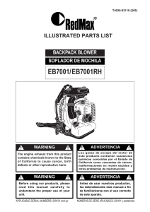 Parts List : EB7001/EB7001RH