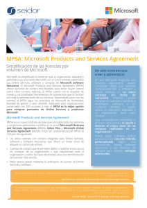 MPSA: Microsoft Products and Services Agreement