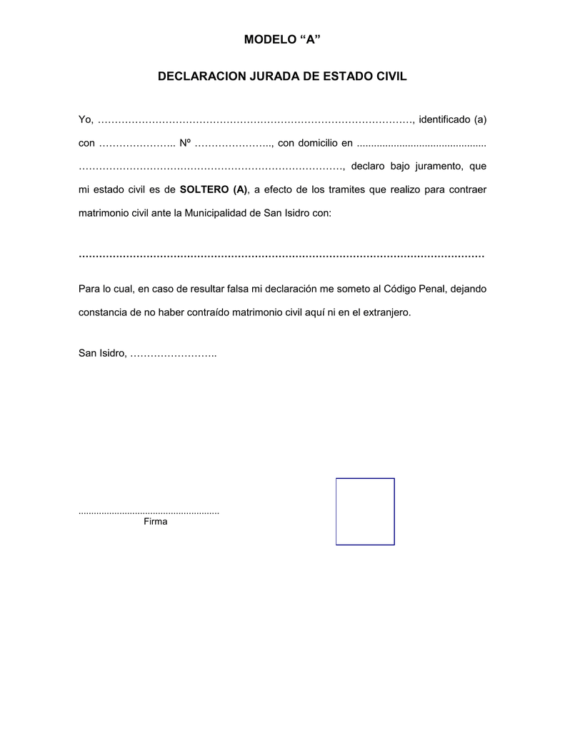 Qu Es La Declaraci n Jurada De Estado Civil DMTSFW Qu Es La Declaraci n Jurada De Estado Civil DMTSFW
