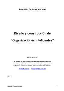 Diseño y Construcción de Organizaciones Inteligentes
