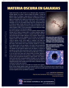 materia oscura en galaxias - SEA | Sociedad Española de Astronomía