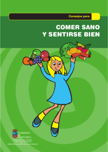 Consejos para COMER SANO Y SENTIRSE BIEN