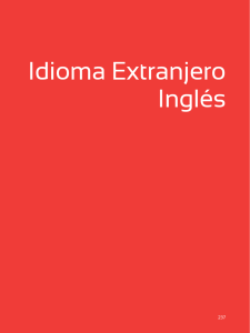 Idioma Extranjero Inglés