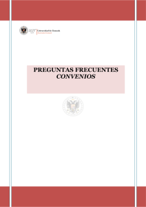 PREGUNTAS FRECUENTES CONVENIOS