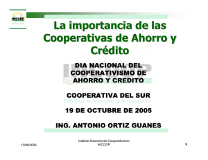 Evolución del sistema cooperativo de ahorro y crédito paraguayo