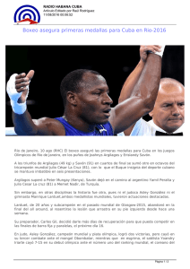 Boxeo asegura primeras medallas para Cuba en Rio-2016