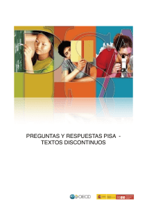 preguntas y respuestas pisa - textos discontinuos