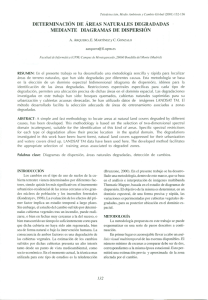 DETERMINACIÓN DE ÁREAS NATURALES DEGRADADAS