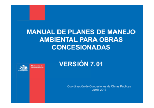 Manual de Planes de Manejo Ambiental en concesiones