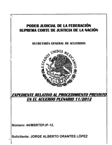 Page 1 PODER JUDICIAL DE LA FEDERACIÓN SUPREMA CORTE