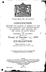 convention extradition