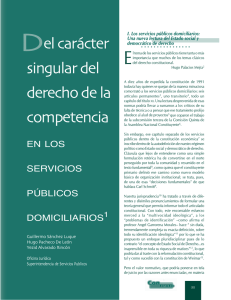 Del car&aacute;cter singular del derecho de la competencia