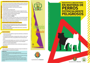 animales peligrosos cuartilla 1 - Colegio Oficial Veterinarios Valladolid