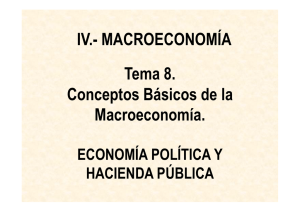 Tema 8. Conceptos Básicos de la Macroeconomía. IV