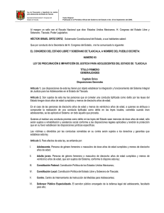 ley de procuración e impartición de justicia para adolescentes del