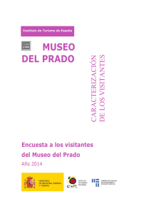 Caracterización de los visitantes del Museo del Prado.Año 2014.