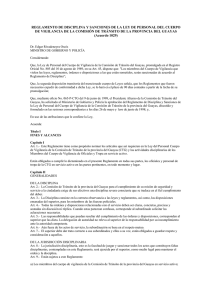 Reglamento de disciplina y sanciones de la ley de