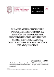 Guía de actuación 13 - Instituto de Censores Jurados de Cuentas de